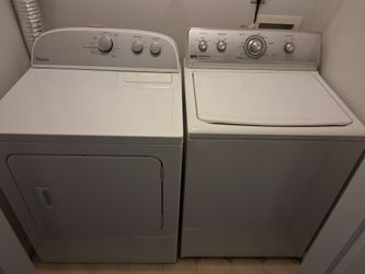 Whirlpool washing machine and dryer