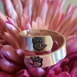 Metal Stamped Rings (Personalized)