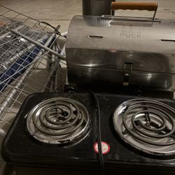 Garage Sale Finds – Fan, Grill, Burner, Storage Rack & More (Bundle or Separate!)