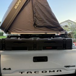 2 Roam 83L Rugged Cases With Mounting Hardware And One Lid Organizer $550