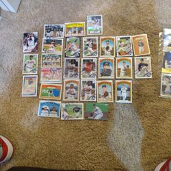 41 Card Atlanta Braves Baseball Card Lot