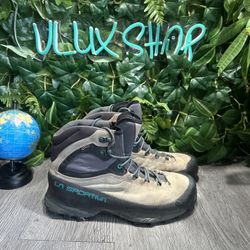 La Sportiva Eclipse GTX Waterproof Hiking Boots Shoes Tan Black Womens Size 9.5