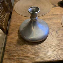 Pewter vase