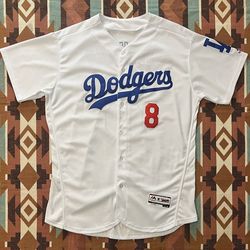 MLB Los Angeles Dodgers Baseball Machado #8 Majestic Flex Base Men’s 44 Large