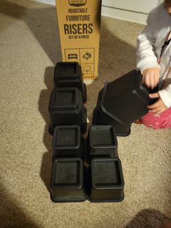 Adjustable Furniture Risers