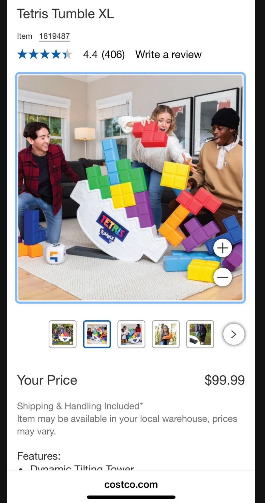 TETRIS GAME (XL Size)