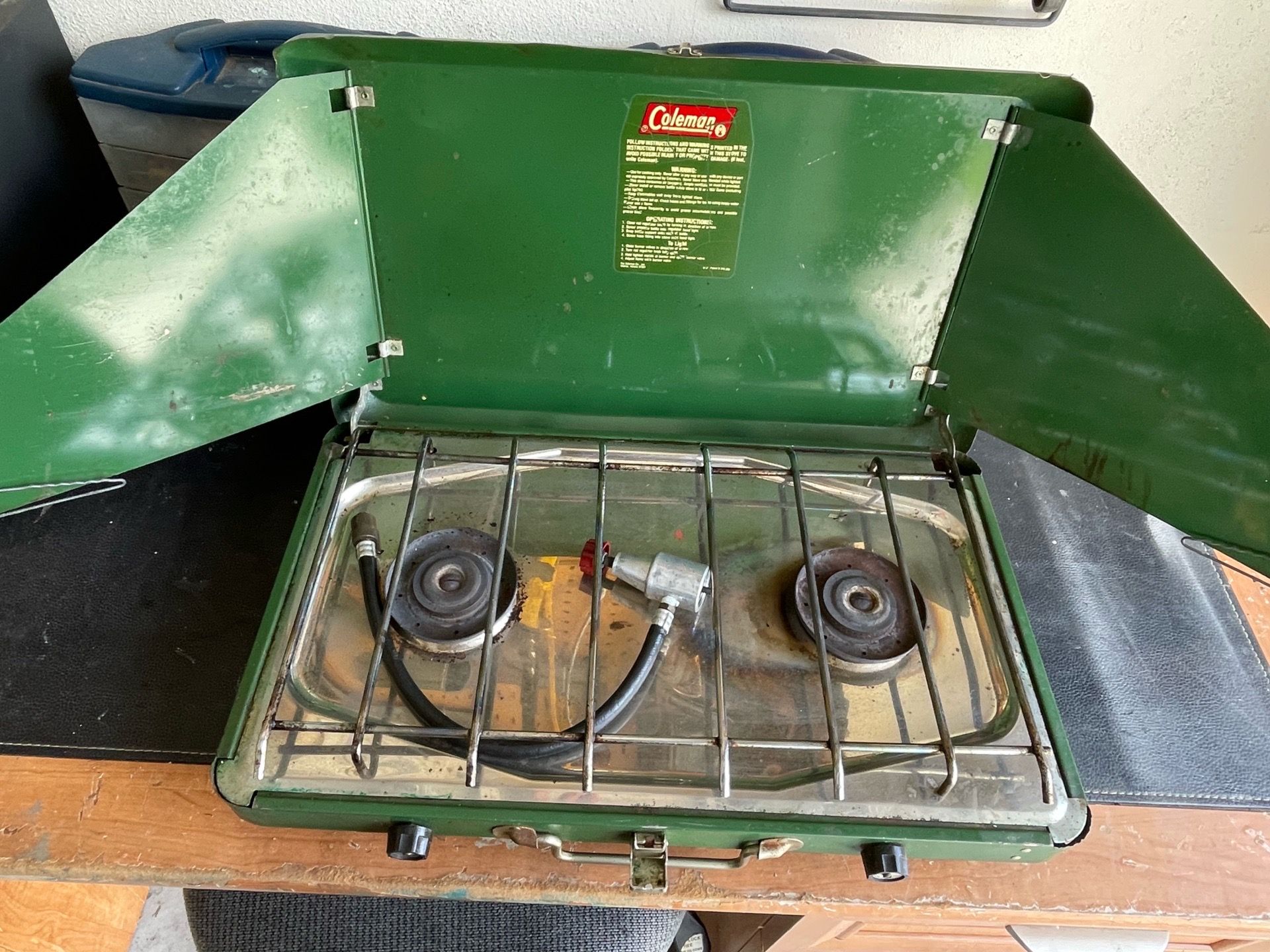 Coleman camping stove