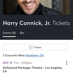 Harry Connick Jr  Thurs 12-15