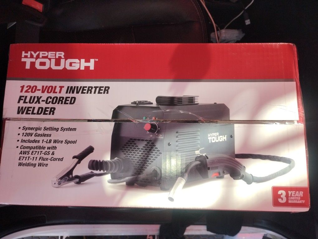Hyper Tough 120 Volt Inverter Flux Cored Welder