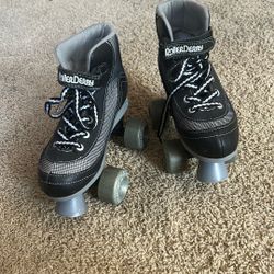Black Roller Skates Size 3 