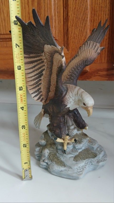 Porcelain Eagle Figurine