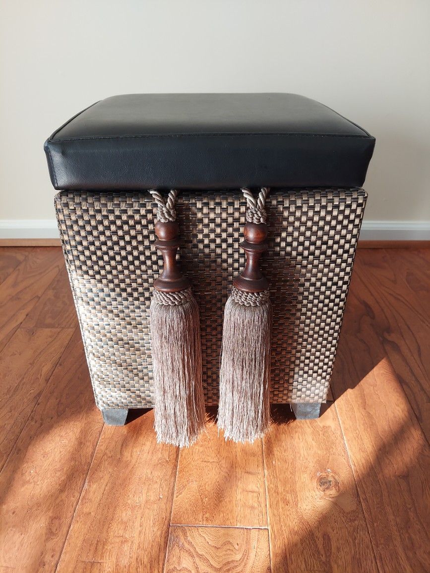 Bench Box Storage Foot Stool 