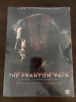 Metal Gear Solid V The Phantom Pain Softcover Strategy Guide (New)