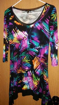 Ladies long top sz small