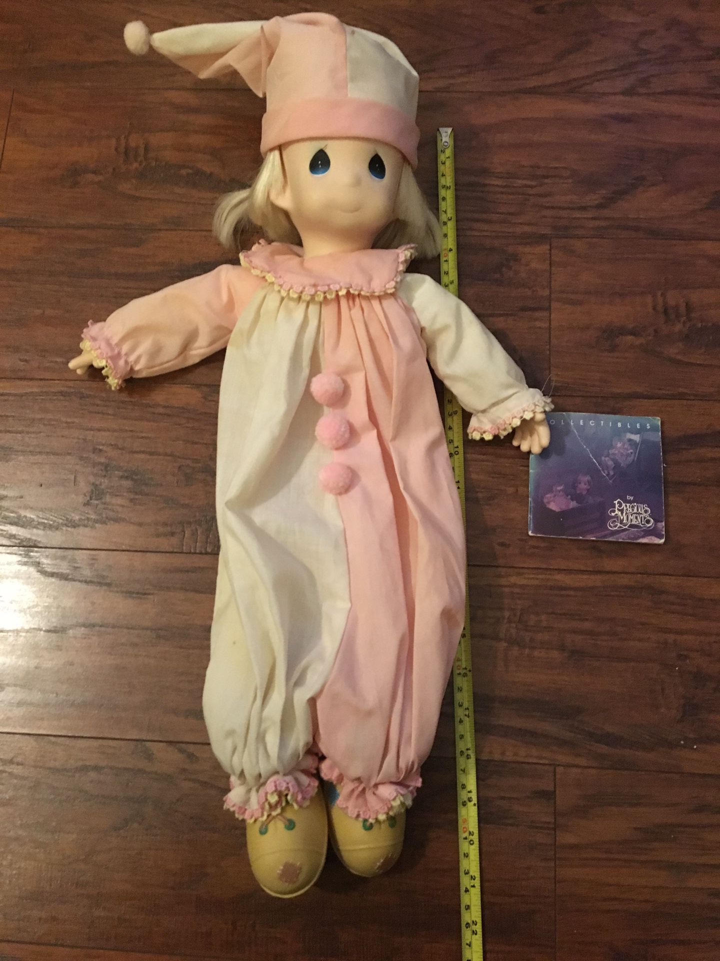 Collectible 1991 Precious Moments Pink Pajama Doll / Price: $5