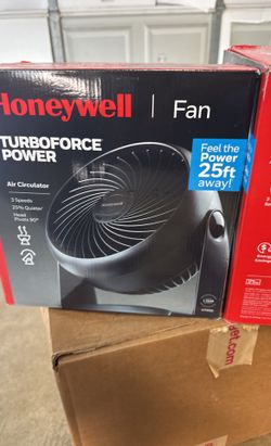 Brand New In The Box. Two fans*Bundle Deal !!Honeywell turbo force power fans Must Buy Both