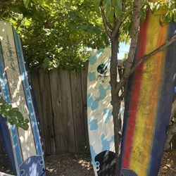 3 Soft Top Surfboards