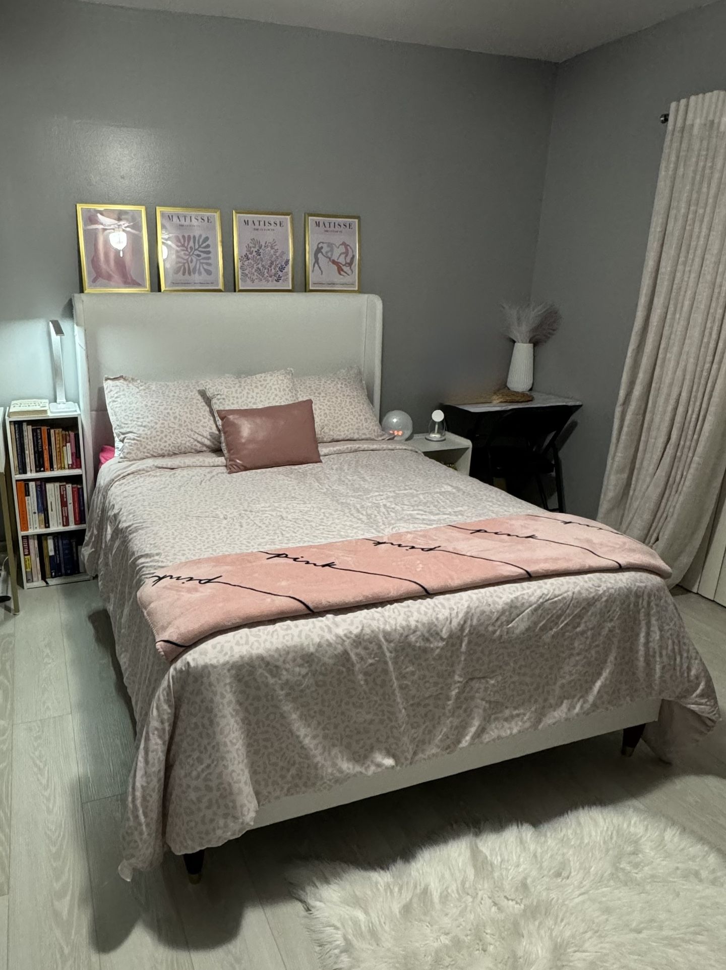 FULL Bed Frame + FREE Mattress 