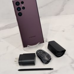 Samsung Galaxy S22 Ultra (256gb) Burgundy UNLOCKED