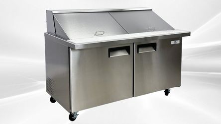 NSF Sandwich Prep Table Mega Top two door 60 ins SCLM2-60-E-HC