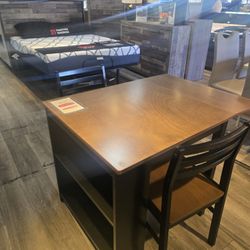 Storage Shelve Dining Set