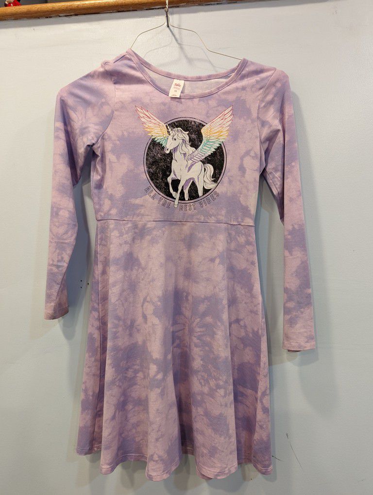 Girls Justice Unicorn Dress. Size 12. In great condition.