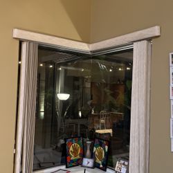 Corner Blinds. 38 Inches Long On Each Side. 