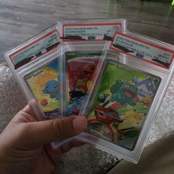 Pokemon First Partner Kanto PSA 10 Set