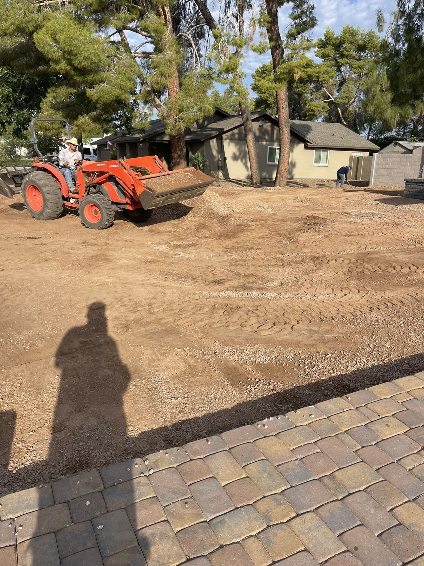 Tractor - Skid Steer grading 