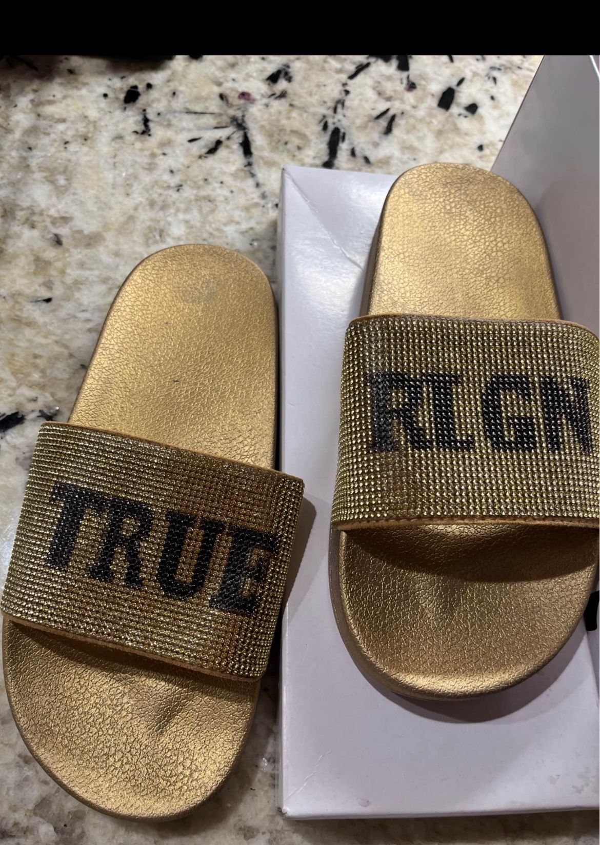True Religion Slides