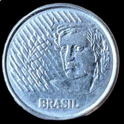 1994 Brazil 10 Centavos Coin