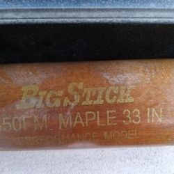 Wilson A500 Glove & Rawlings Big Stick Maple Bat