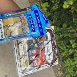 Prizm Basketball Mega 2021 & Nba Hoops Cellos 2019