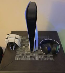 2TB PlayStation 5 Console with 2 Controllers Charging dock, and Headset