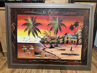 Dominican Beach Painting