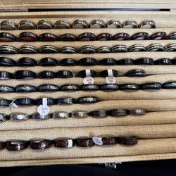 Jewelry Liquidation Lot - 90 Brand New Tungsten & Titanium Rings