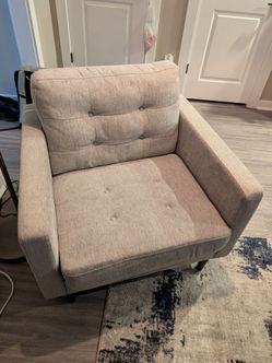 Pair of Gray Accent Chairs – $120 for Both