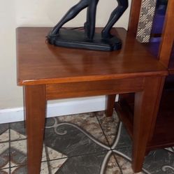 Solid Wood Center Table And Two Side  Tables 