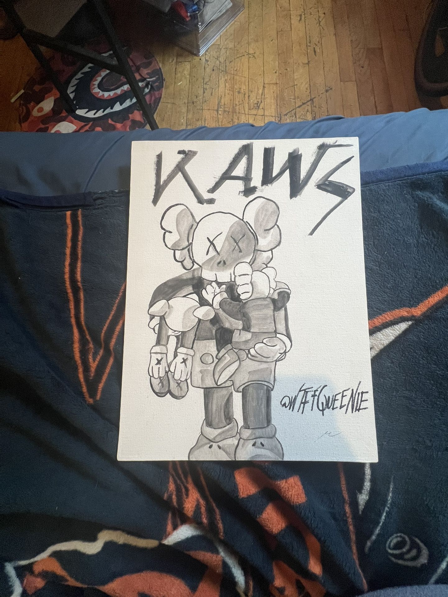 KAWS Hand-Made Painting