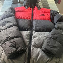 Size 14/16 North Face Coat Reversible 