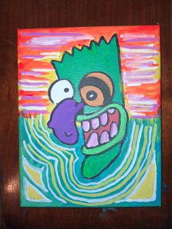 The mask from courage show
