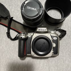 Nikon Film Camera N75 and Lens