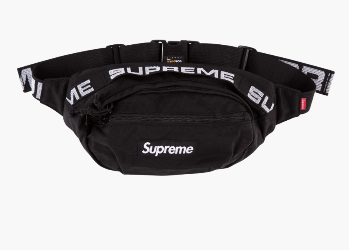 Authentic supreme waist bag