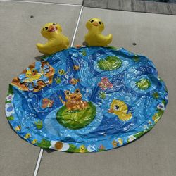 Ducky Pond Splash Mat
