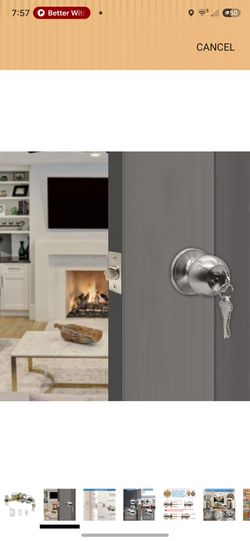 Entry Door Knob With Lock And Key