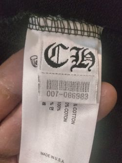 CHROME HEARTS HOODIE XXL, ZIPPER FRONT, HORSE SHOE DESIGN,LOS ANGELES Written On The Back