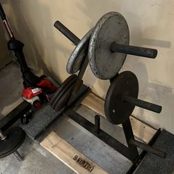 Full workout bench set