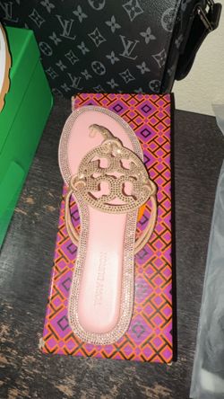 Tory Burch Glittery Rose Gold