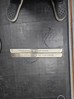 Mercedes S Class S550 S600 S63 2014-2020 Wald Door Sill Pair Led Black Bison