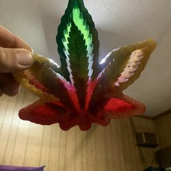 Resin Art Work Ash Tray Or Dish 